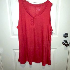 NWT Lane Bryant Tank Top Pink Size 22/24